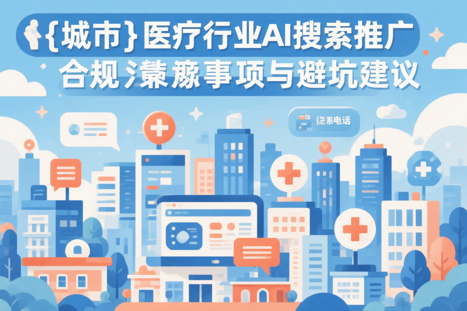 濮阳医疗行业AI搜索推广合规注意事项与避坑建议
