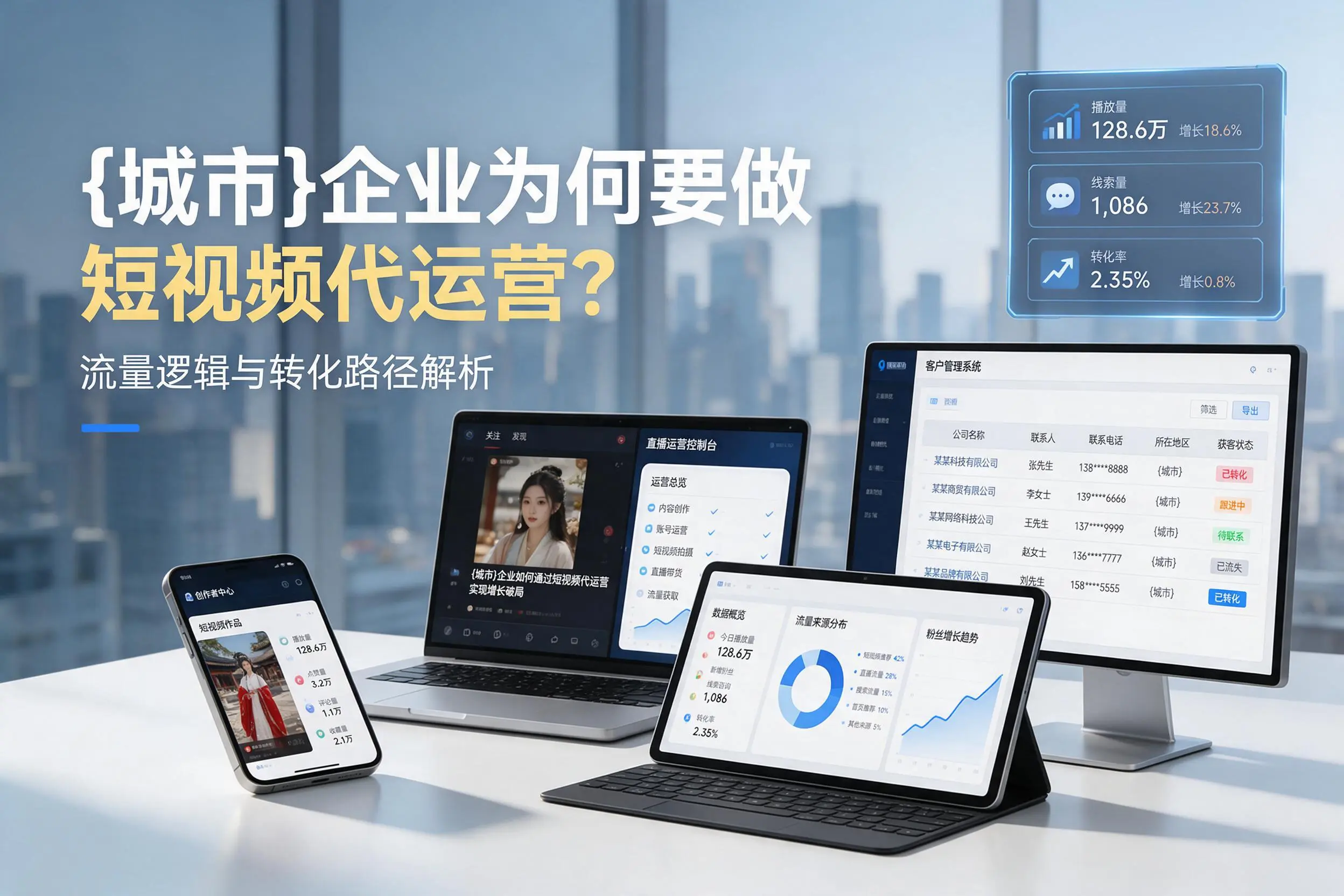 濮阳企业为何要做短视频代运营?流量逻辑与转化路径解析