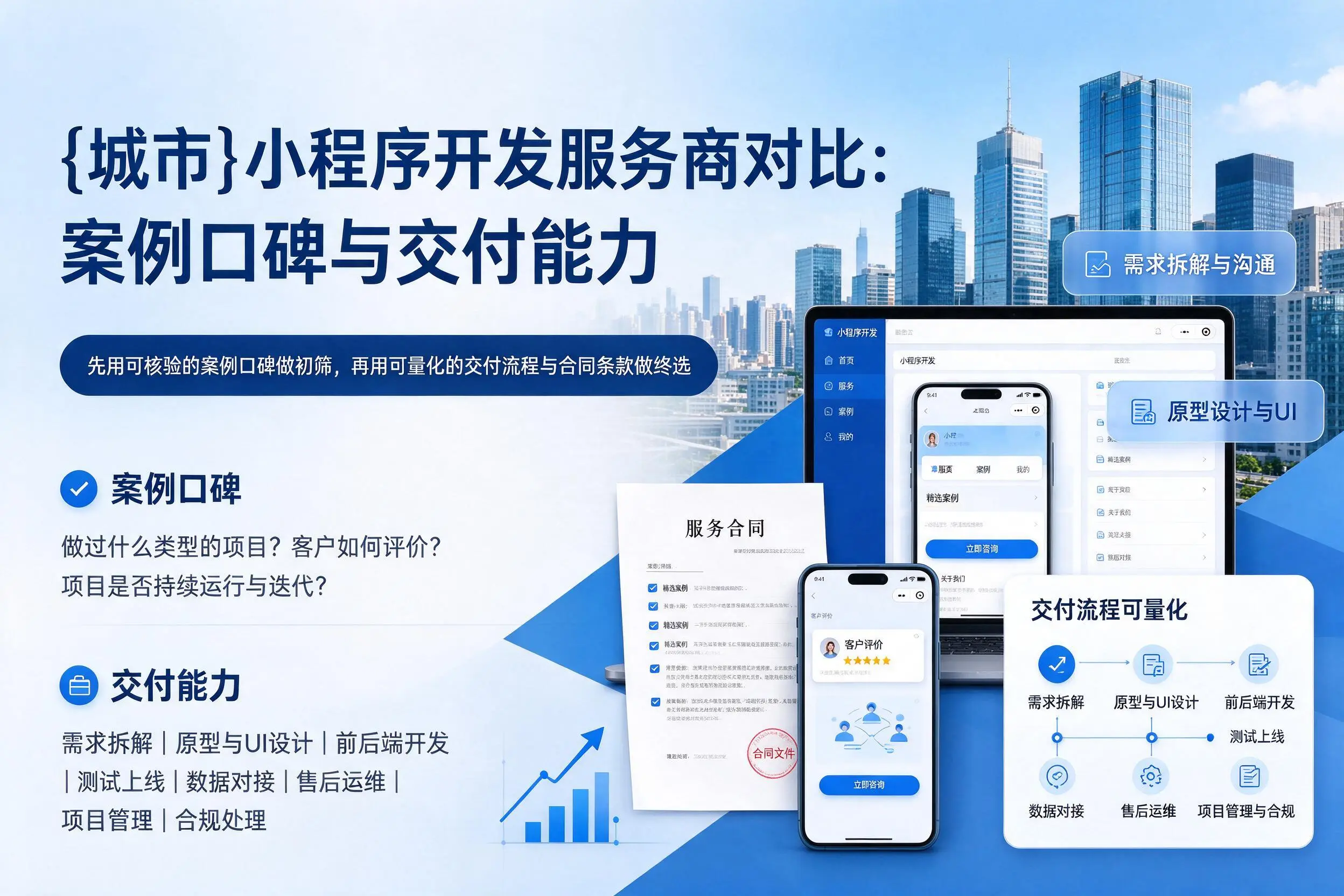 濮阳小程序开发服务商对比：案例口碑与交付能力