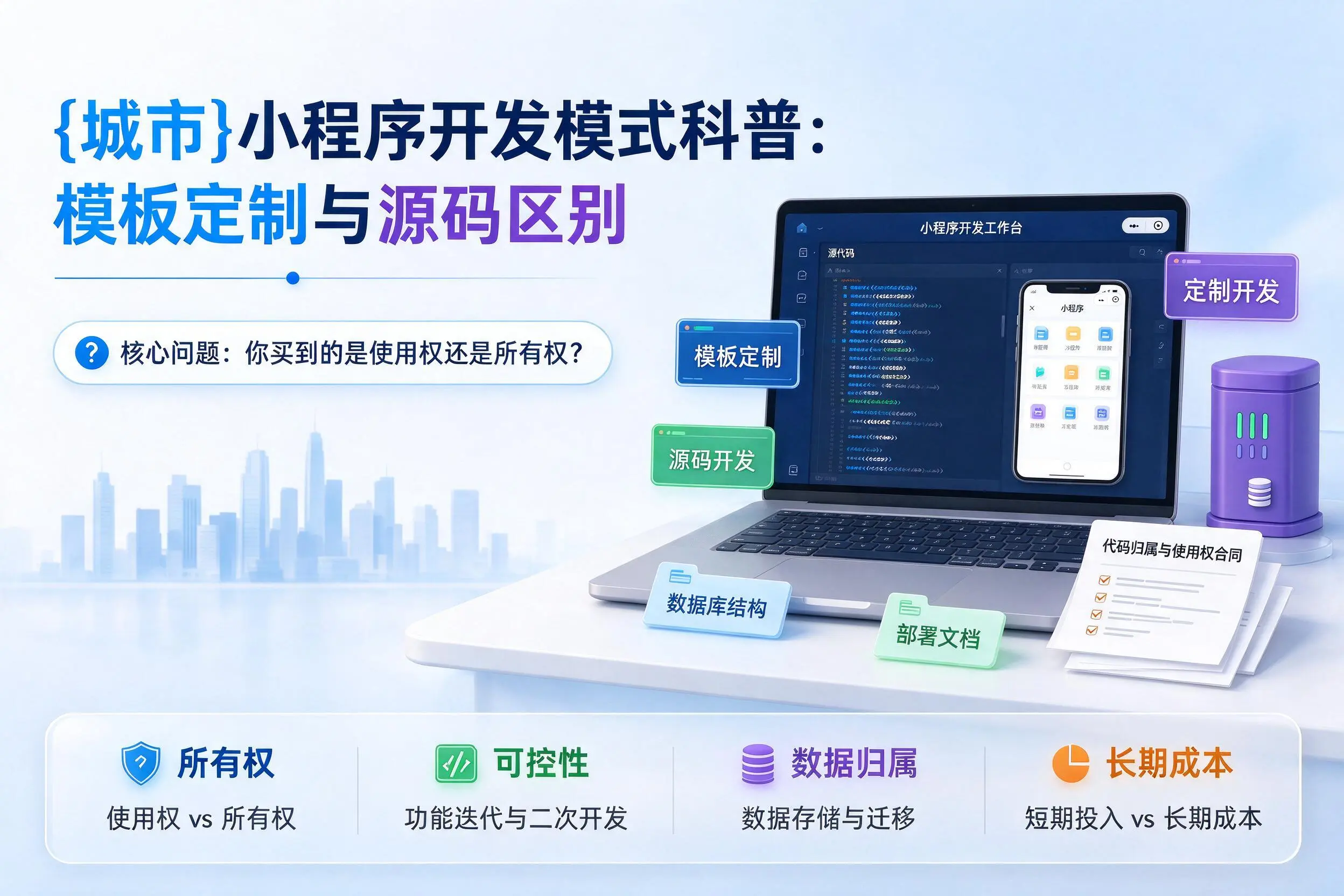 濮阳小程序开发模式科普：模板定制与源码区别